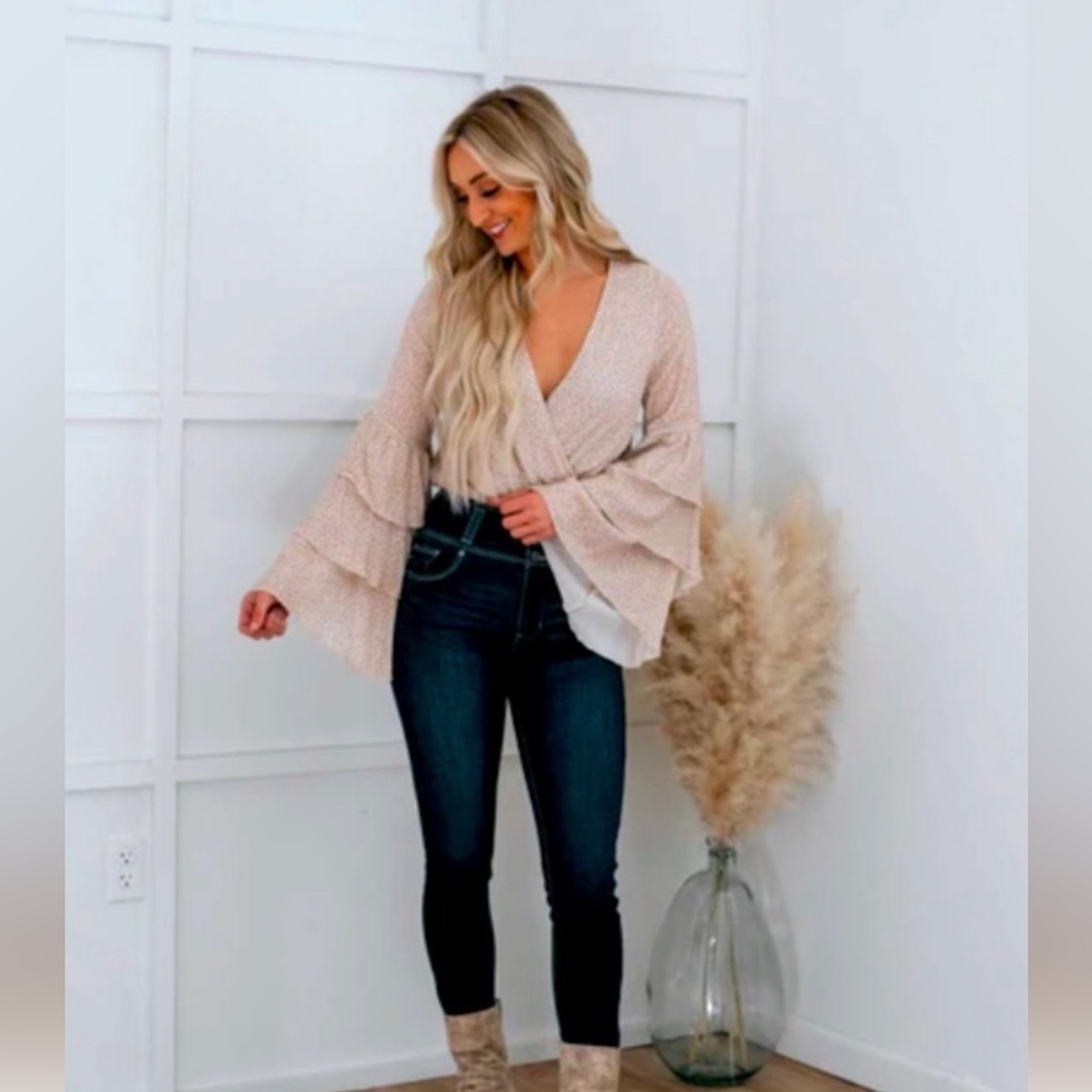 Peach Love Leopard Bodysuit